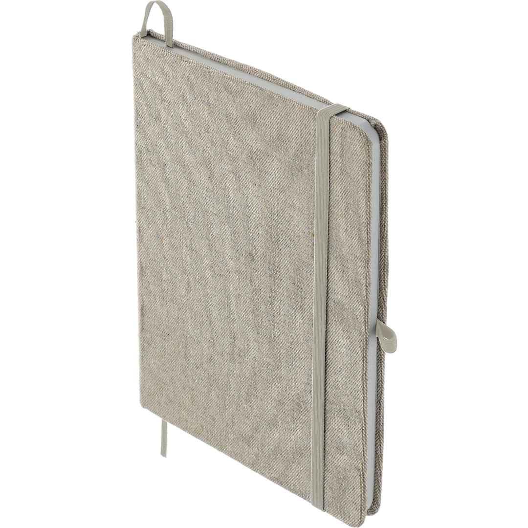 Fsc® mix 5 x 7 recycled cotton bound notebook Natural miniatura 9
