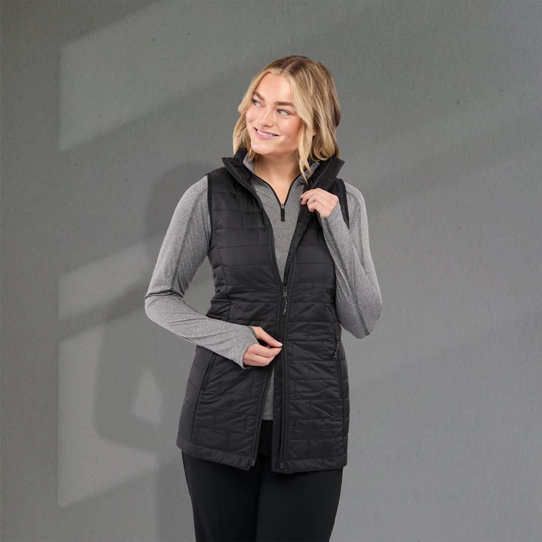 Womens telluride packable insulated vest Black miniatura 36