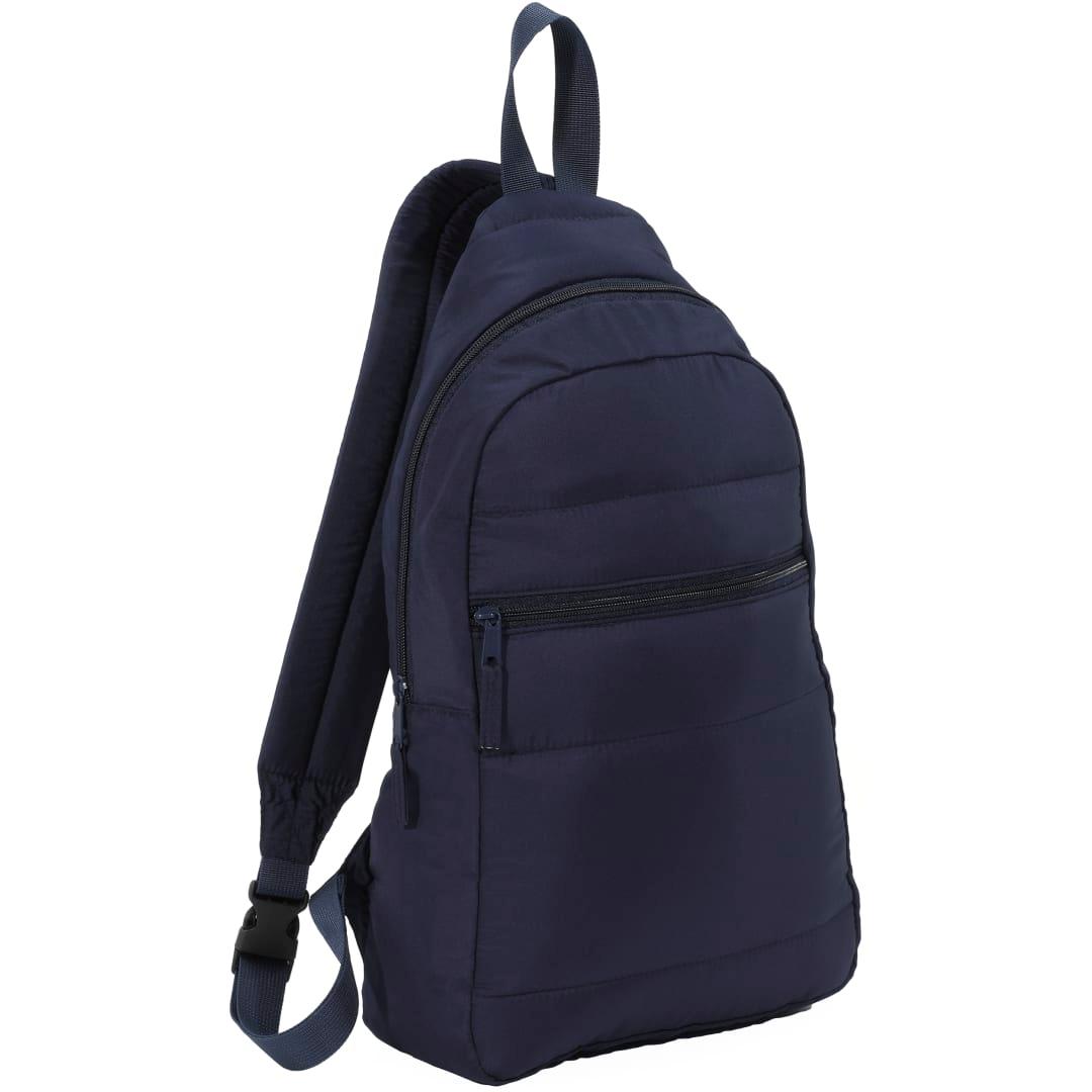 Puffer recycled sling backpack Grey miniatura 8
