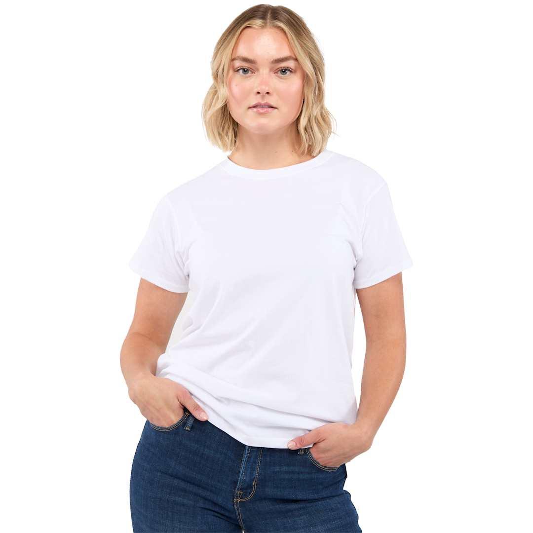 American giant cotton crew neck tee - womens White miniatura 3
