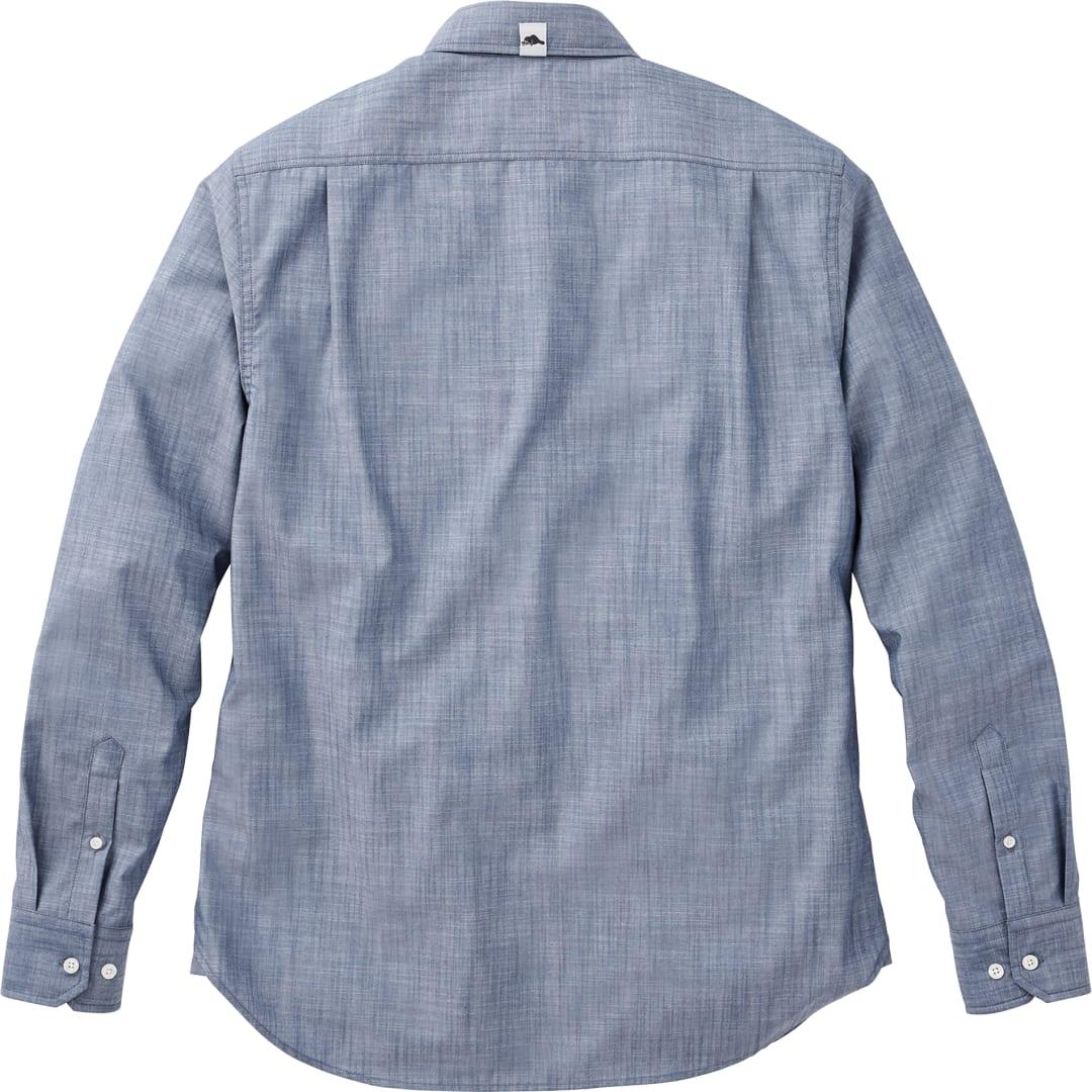 Mens clearwater roots73 ls shirt Blue miniatura 9