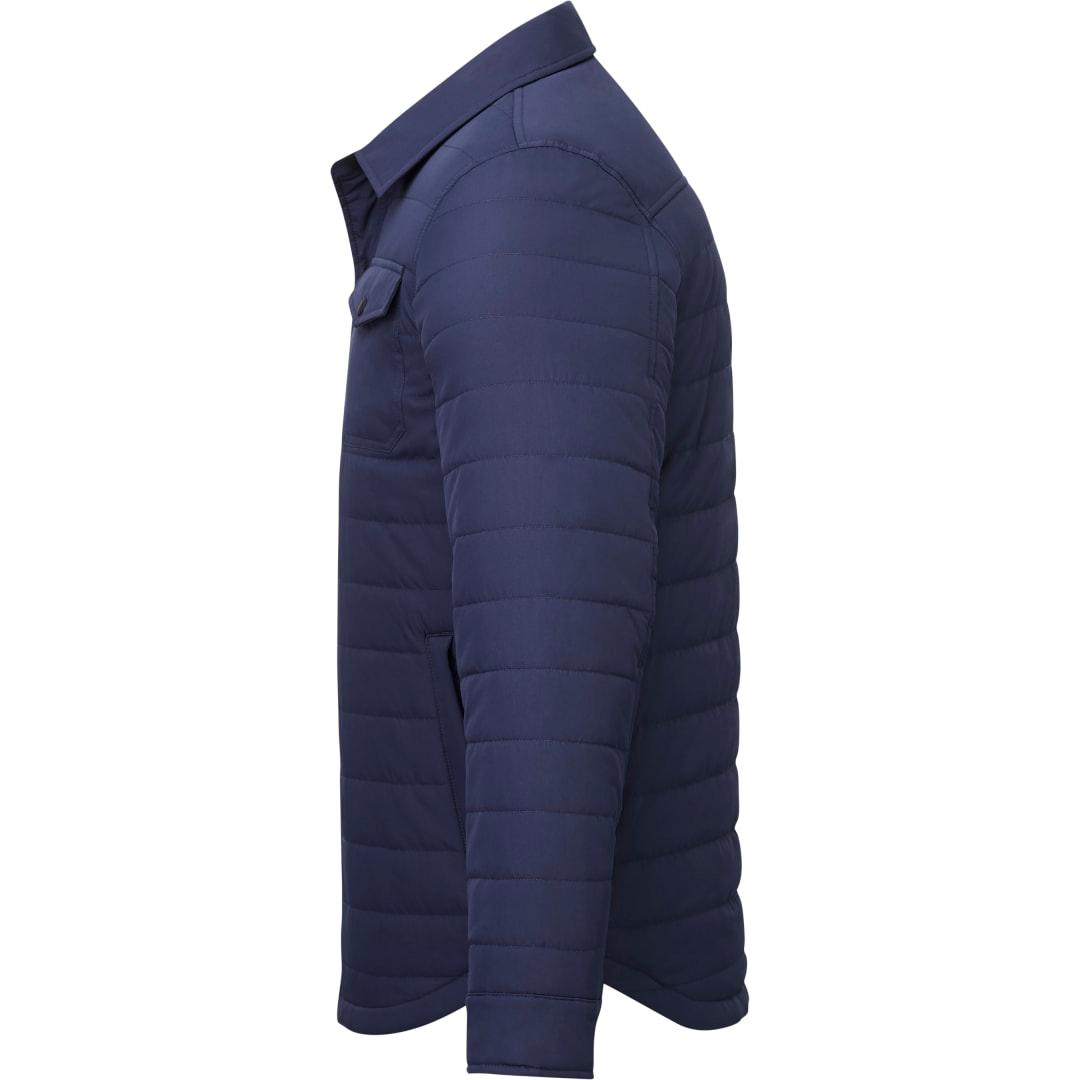 Mens porter eco insulated shacket Navy Blue miniatura 8
