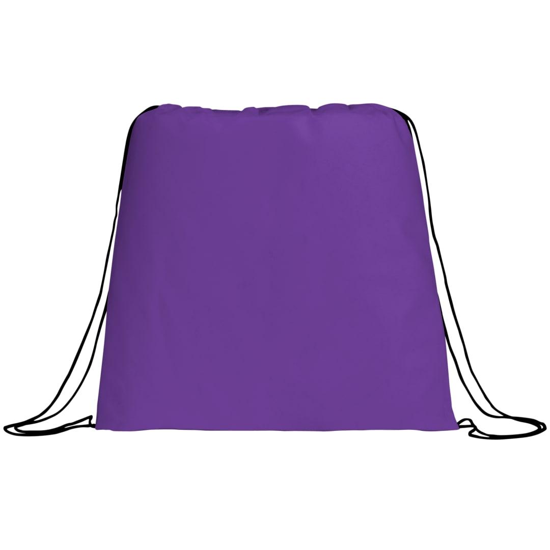 Evergreen non-woven drawstring bag Black miniatura 21