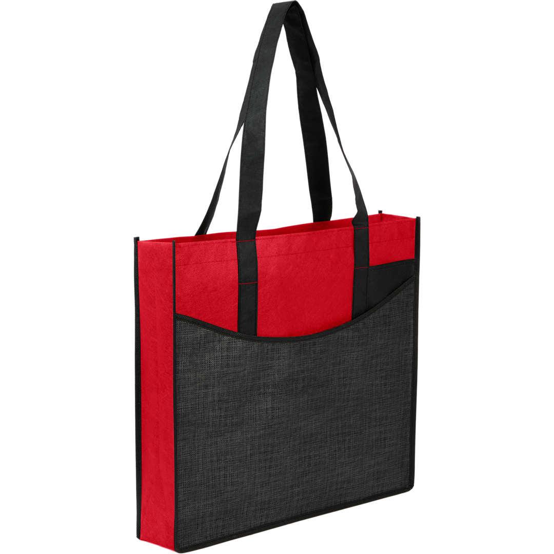Brooke recycled non-woven convention tote Blue miniatura 17