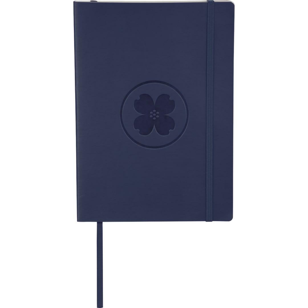 Fsc® mix 6.75 x 9.5 pedova™ large soft journal Navy Blue miniatura 9