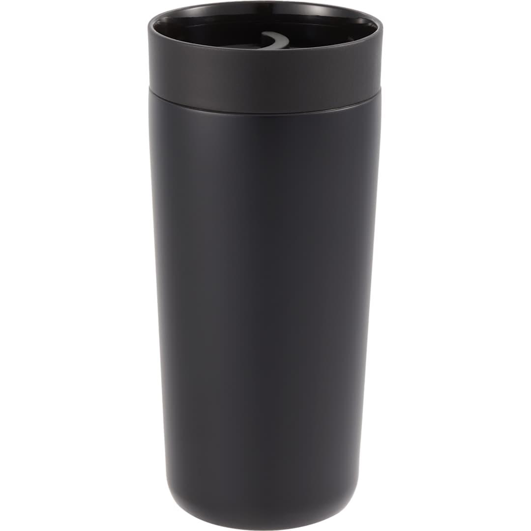 Maddie recycled ss vacuum tumbler w/ 360 lid 16oz Black miniatura 5