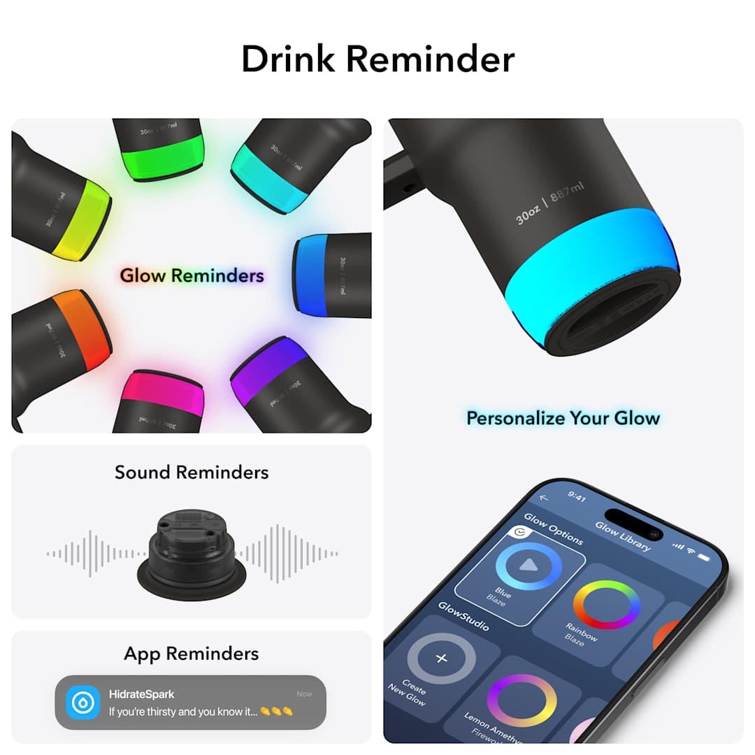 Hidratespark pro 2 tumbler 30oz Black miniatura 19