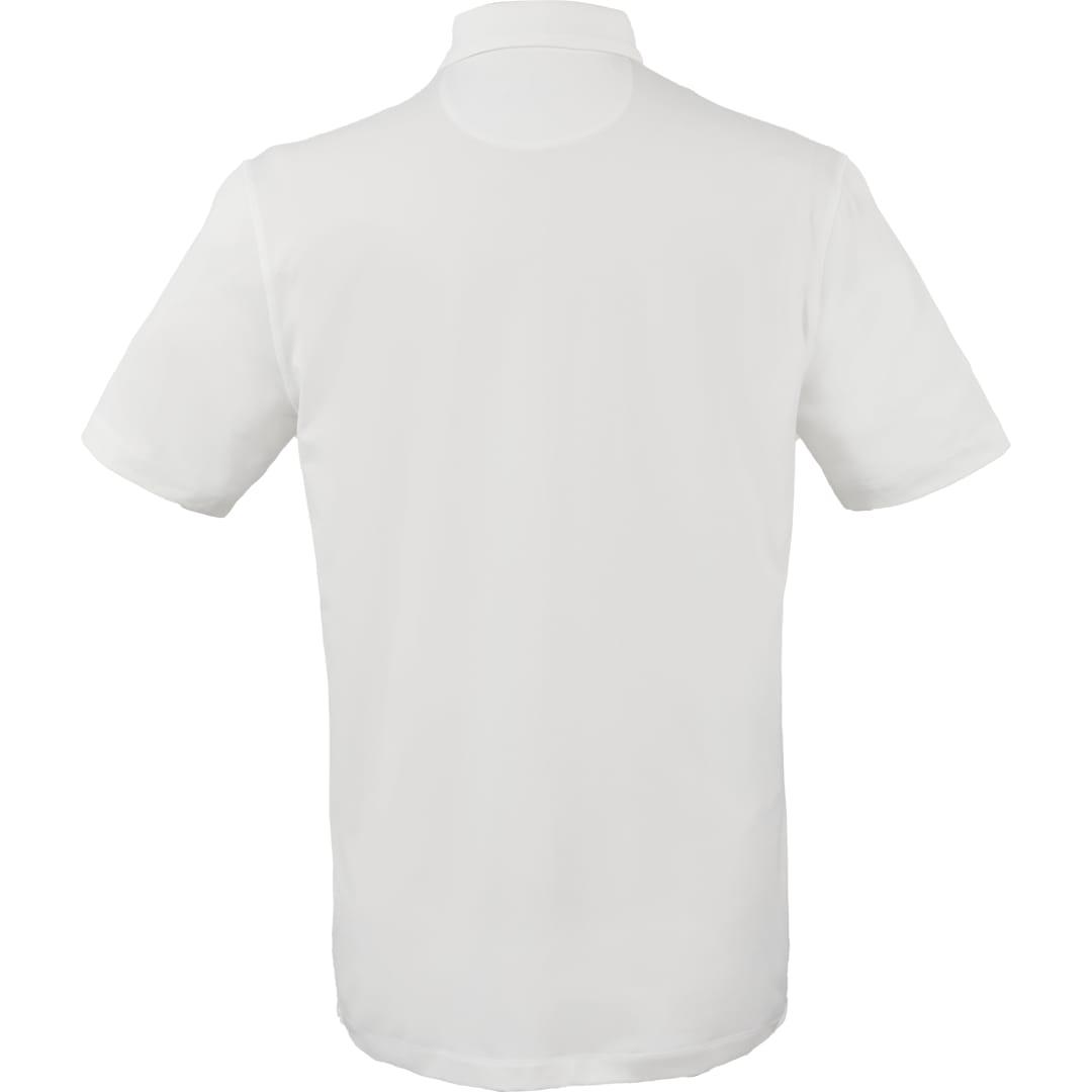 Palo short sleeve 100% cotton pique polo - mens White front