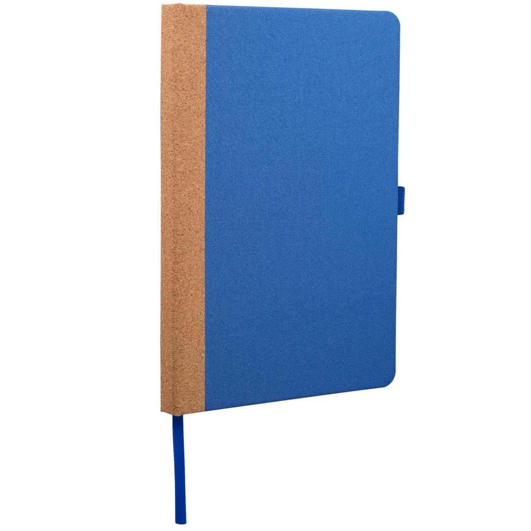 5.5 X 8.5 recycled pet and cork bound journal Black miniatura 9