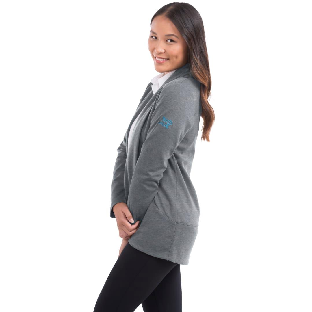Womens equinox knit blazer Blue miniatura 17
