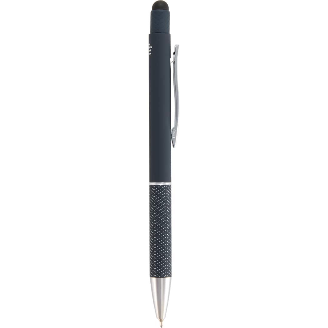 Nadine recycled soft touch gel stylus Black miniatura 11