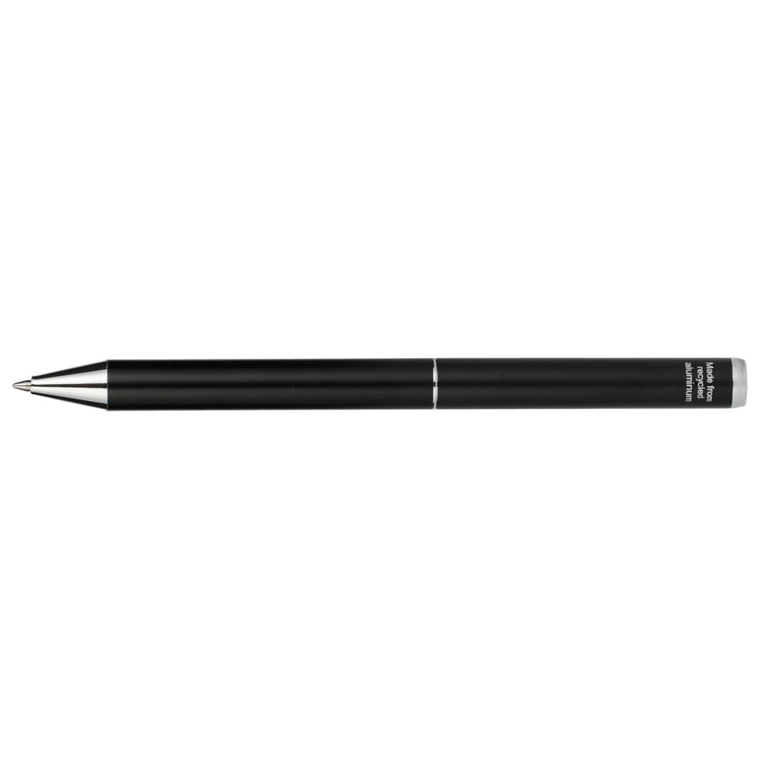 Recycled aluminum ultra gel ballpoint Black miniatura 3