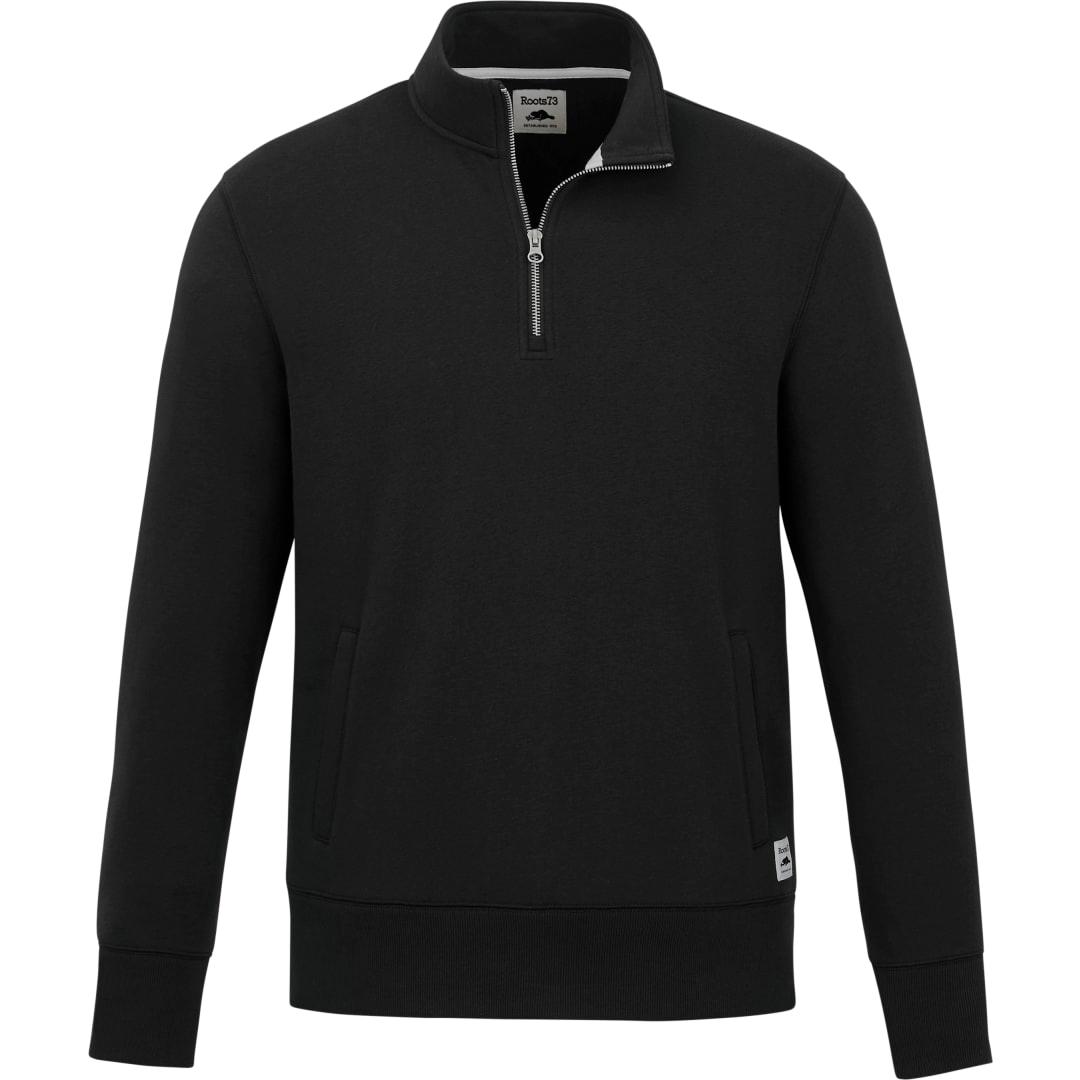 Mens paddlecreek roots73 fleece quarter zip Navy Blue miniatura 11