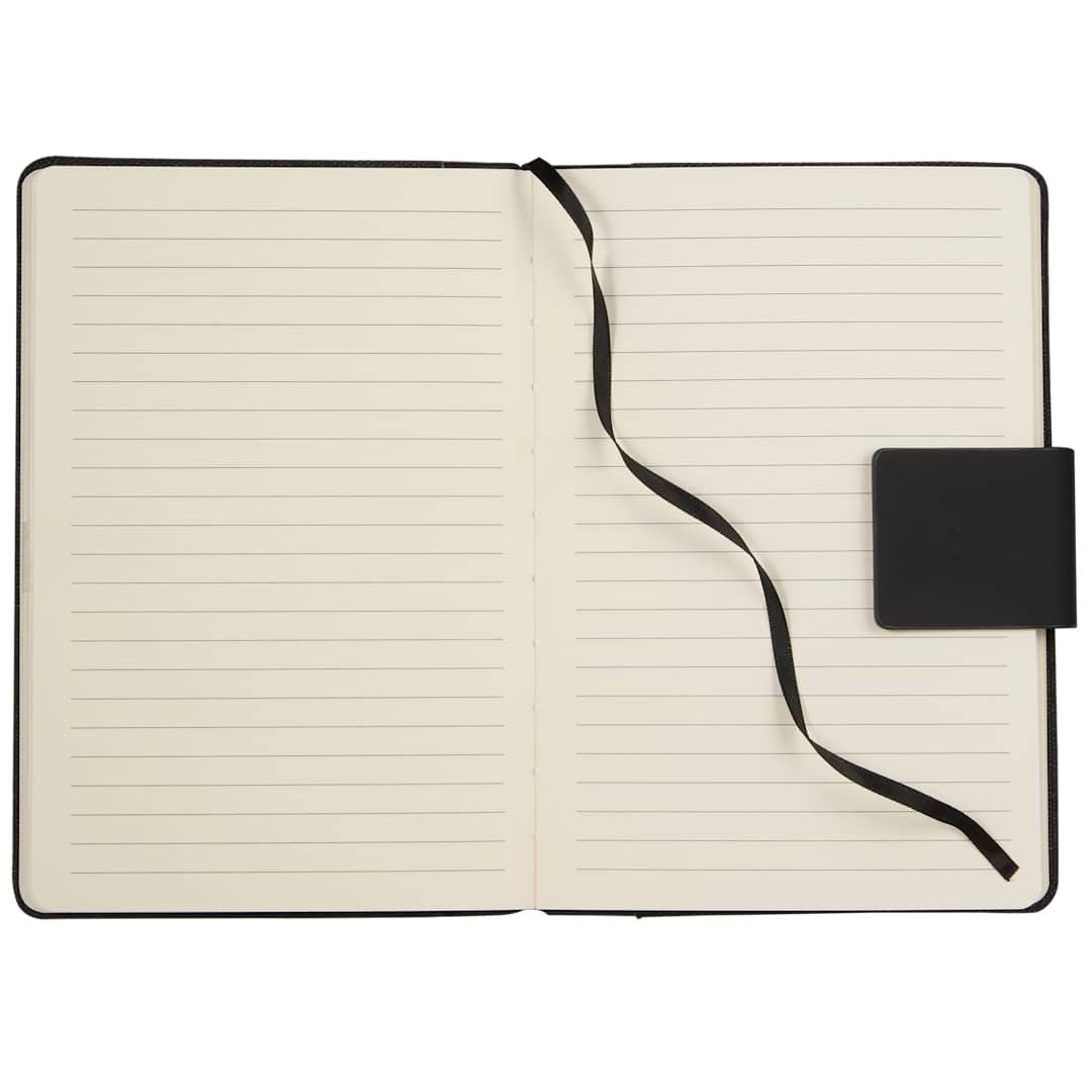 5.5 X 8.5 fsc® recycled canvas bound notebook Beige miniatura 7
