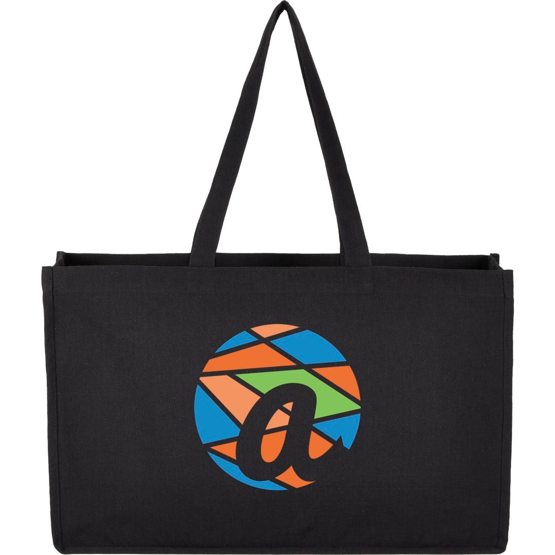 Repose 10oz recycled cotton shoulder tote Grey miniatura 7