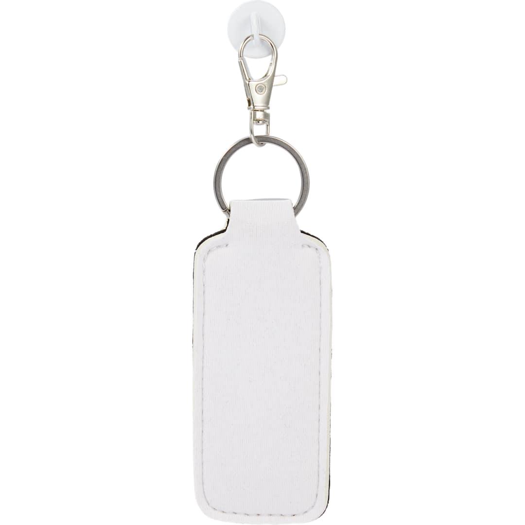 Bottle charm w/ neoprene chapstick holder Black miniatura 45
