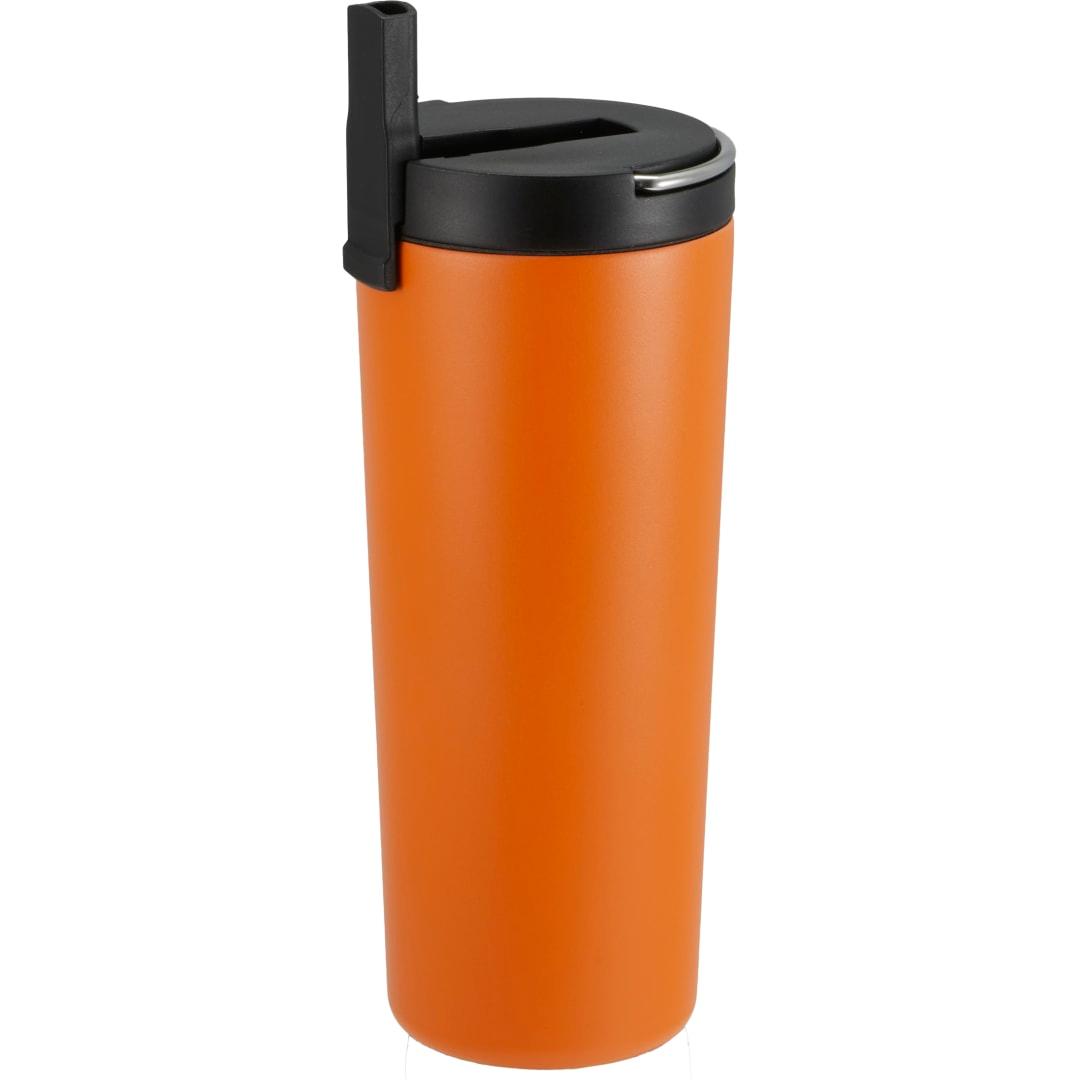 Thor copper insulated tumbler 24oz flip straw lid Black miniatura 26