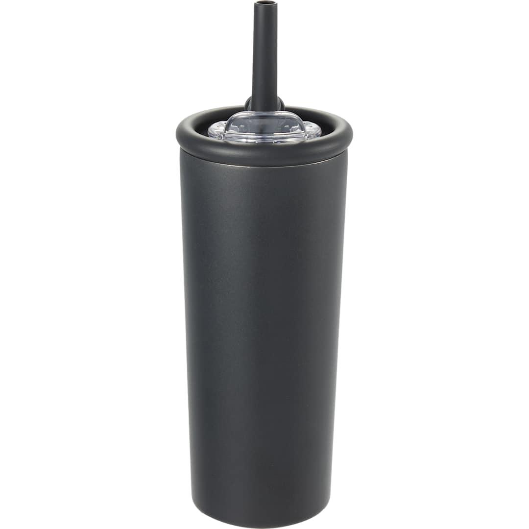 Kyser recycled vacuum tumbler w/ straw 20oz Black miniatura 17