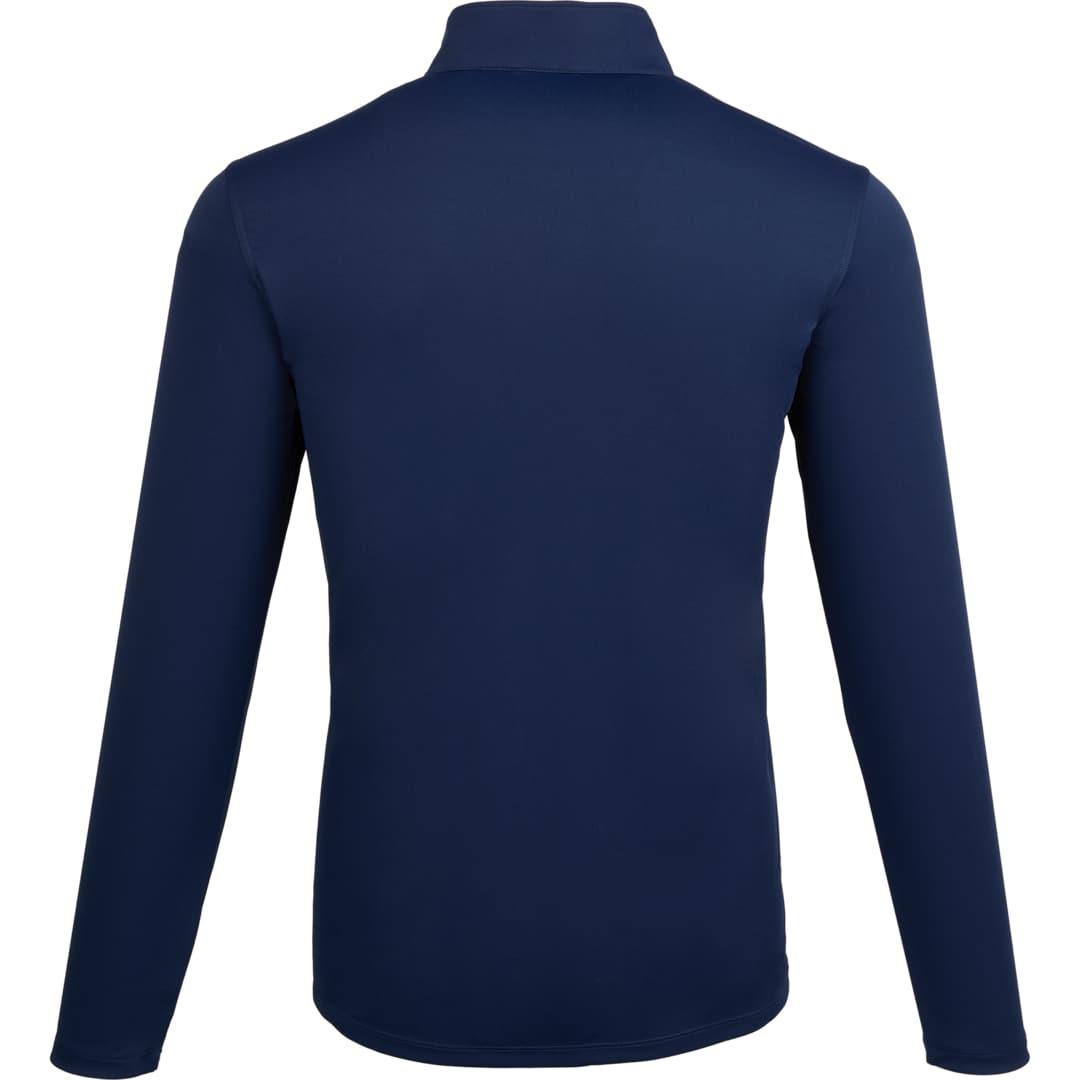 Dara knit quarter zip - mens Navy Blue front
