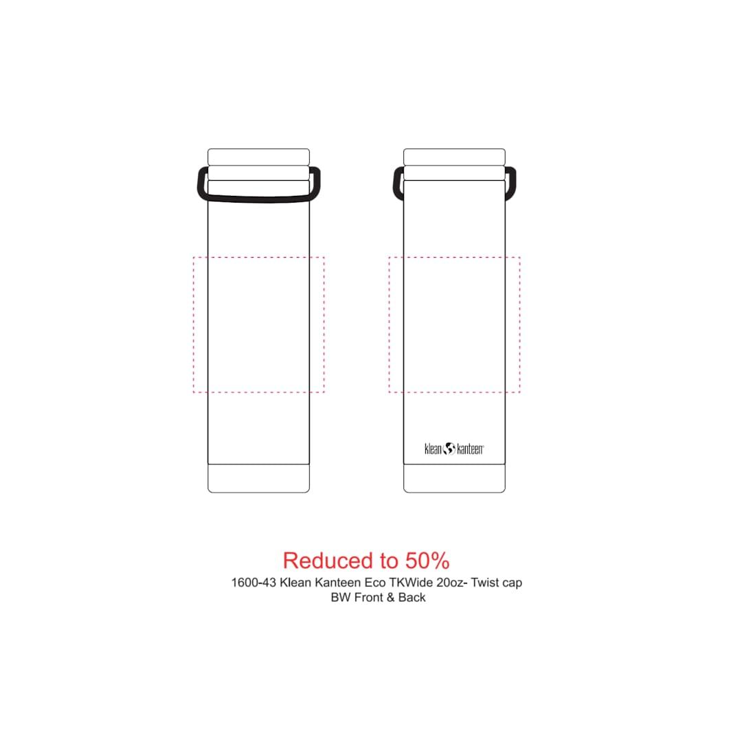 Klean kanteen eco tkwide 20oz- twist cap Black miniatura 14