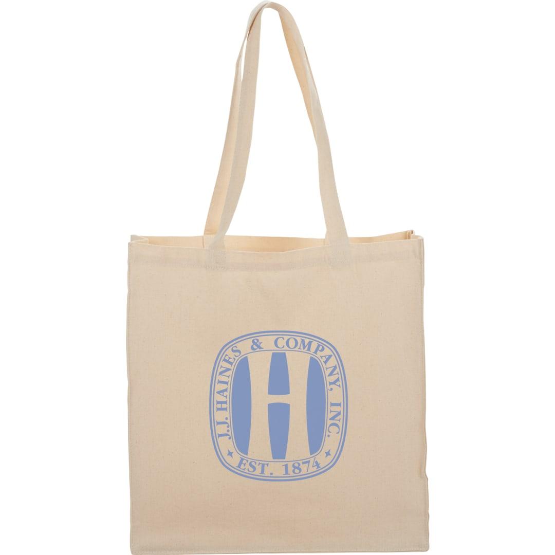 Odessa 8oz cotton canvas tote Black miniatura 9