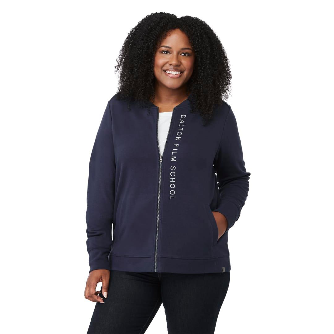 Rigi eco knit full zip - womens Navy Blue miniatura 11