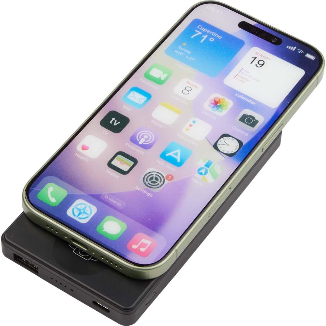 4000Mah magclick™ powerbank with iwatch charger Black miniatura 11