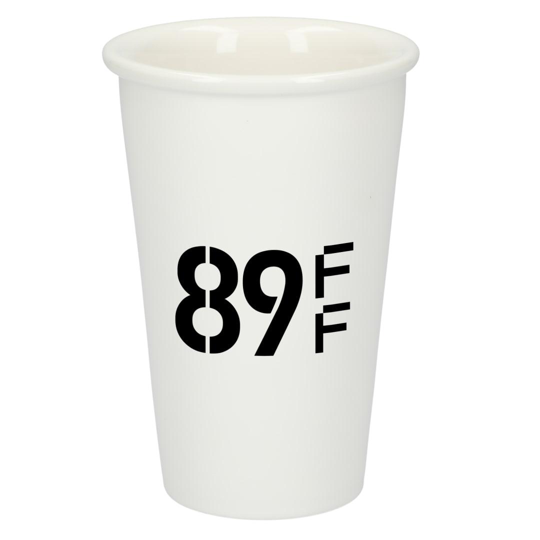 Im not a paper cup 10oz ceramic tumbler Black miniatura 26
