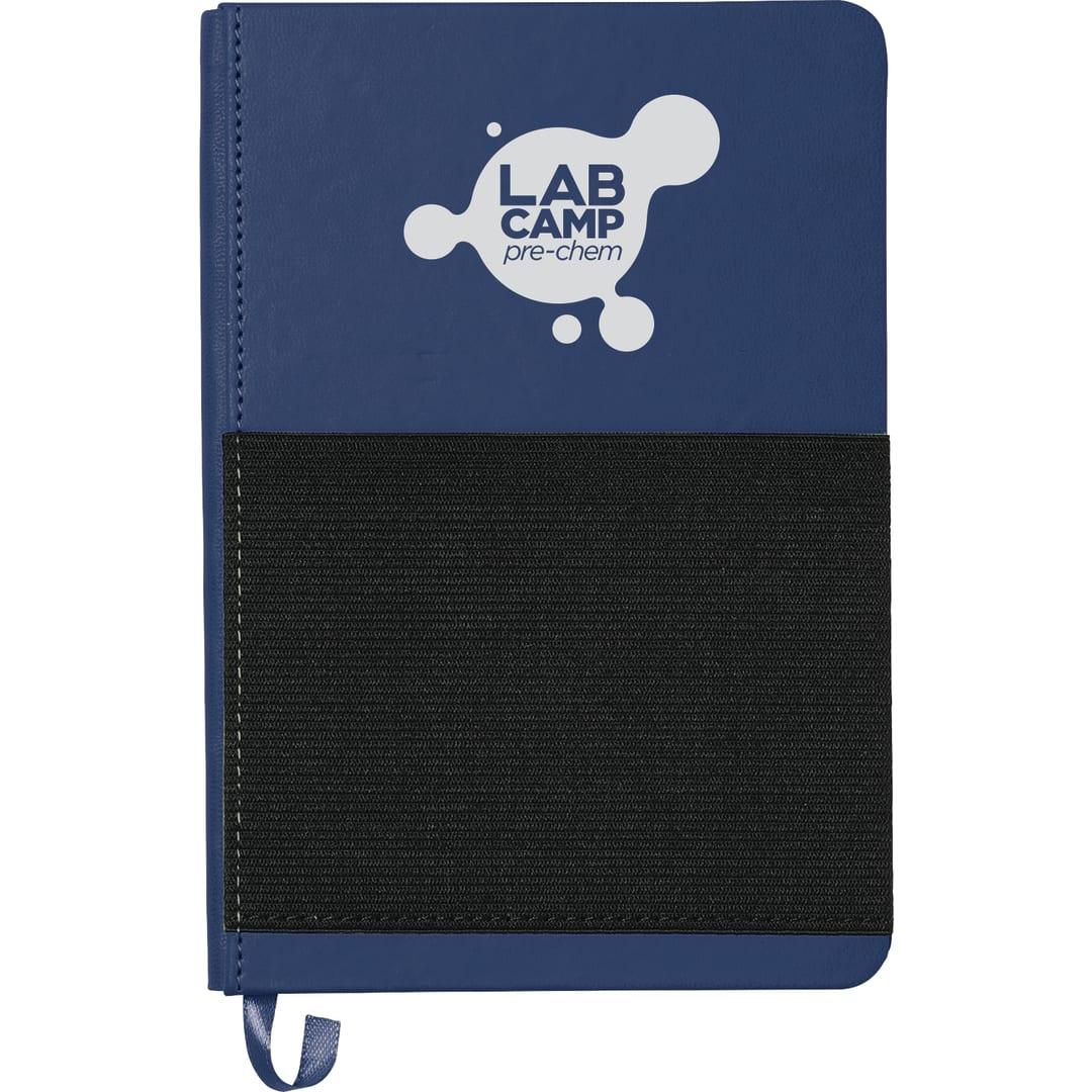 Fsc® mix 5 x 7 elastic phone pocket notebook Black miniatura 7