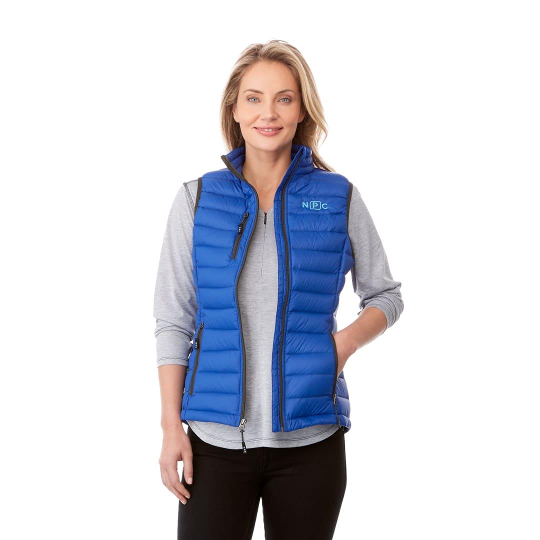 Womens whistler light down vest Black miniatura 13