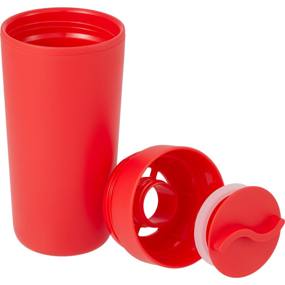 Lola recycled tumbler w/ 360 degree lid 16 oz Black miniatura 41