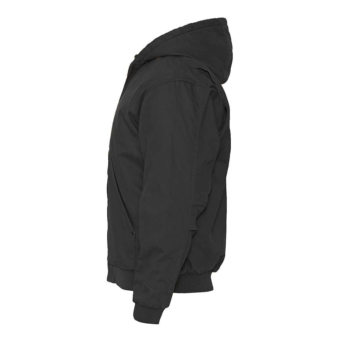 Berne heartland washed duck hooded work jacket Black miniatura 15