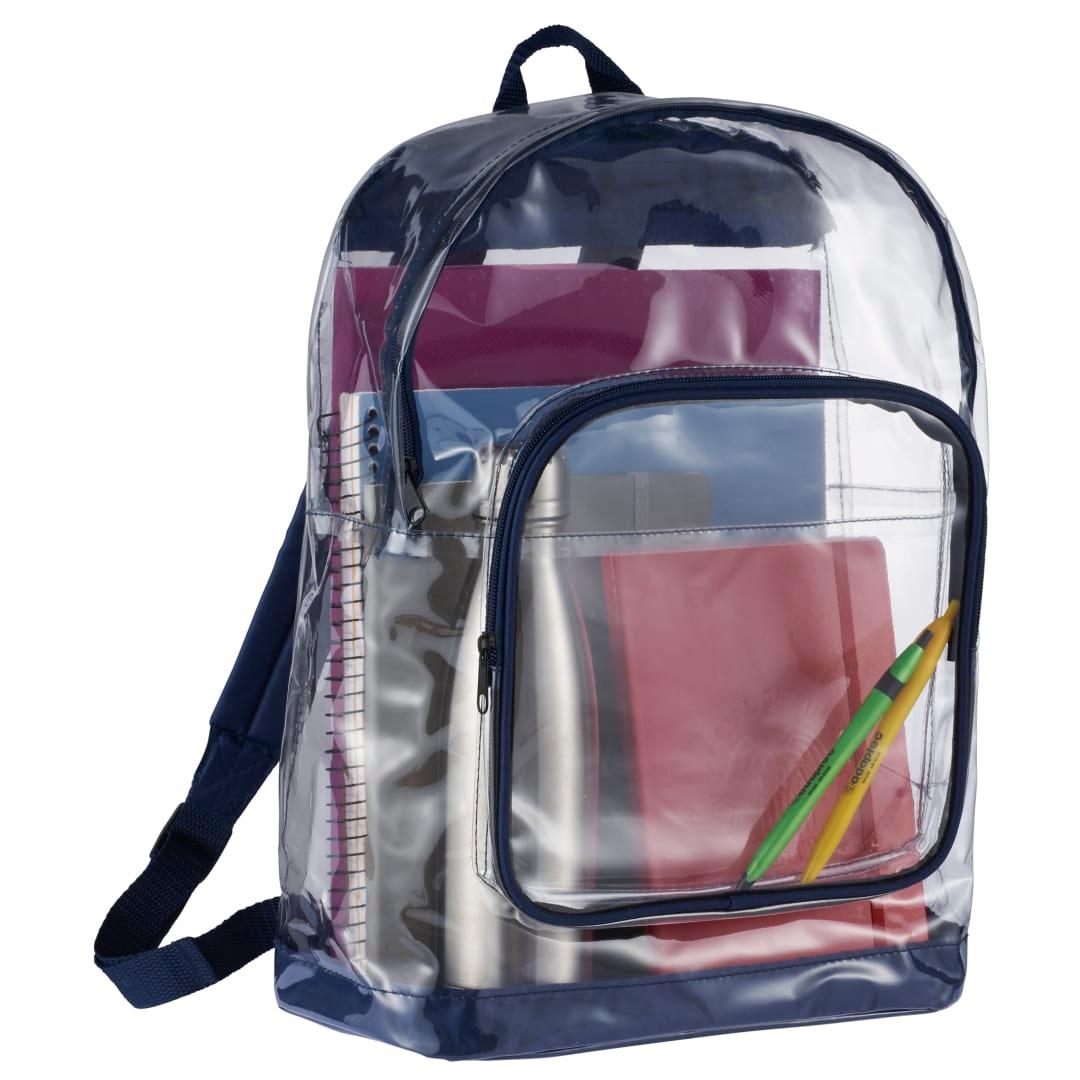 Rally clear backpack Black miniatura 14