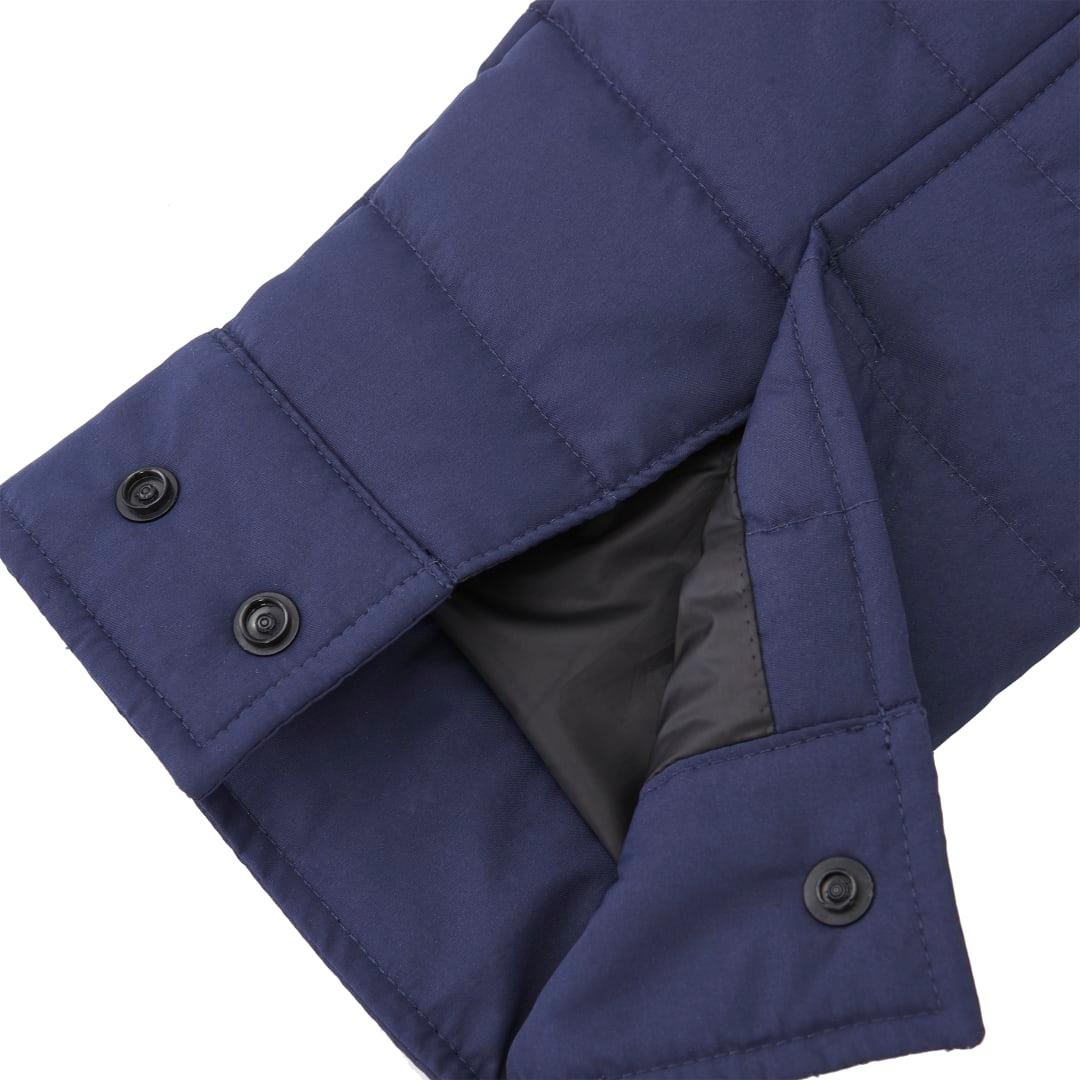 Mens porter eco insulated shacket Navy Blue miniatura 6