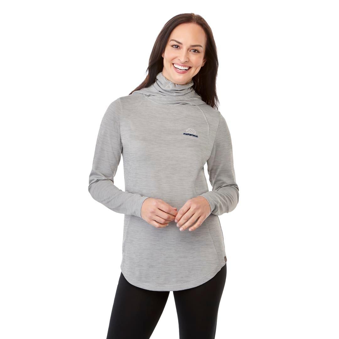 Womens sira eco knit hoody Blue miniatura 16