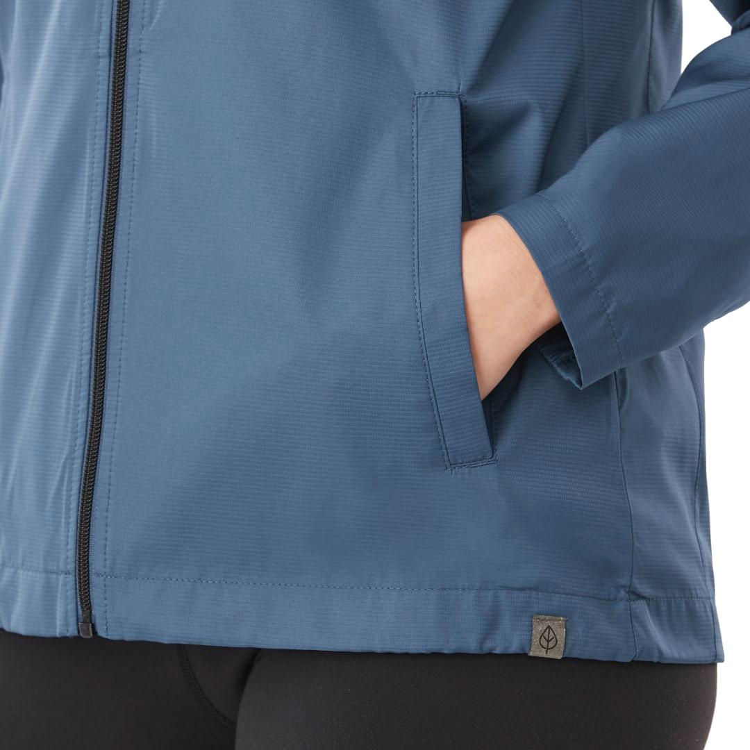 Morgan eco jacket - womens Steel Blue front