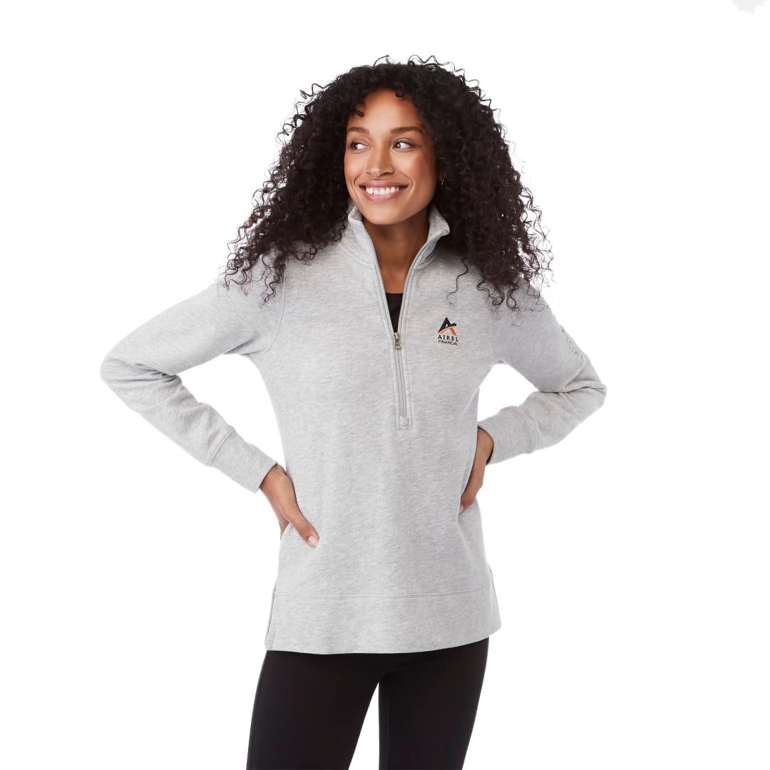 Womens dayton fleece half zip Black miniatura 18