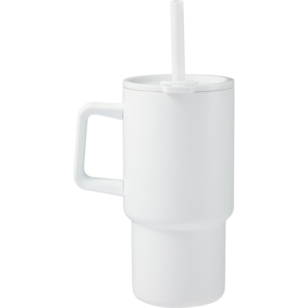 Summit 18oz recycled vacuum insulated mug w/ straw Black miniatura 26