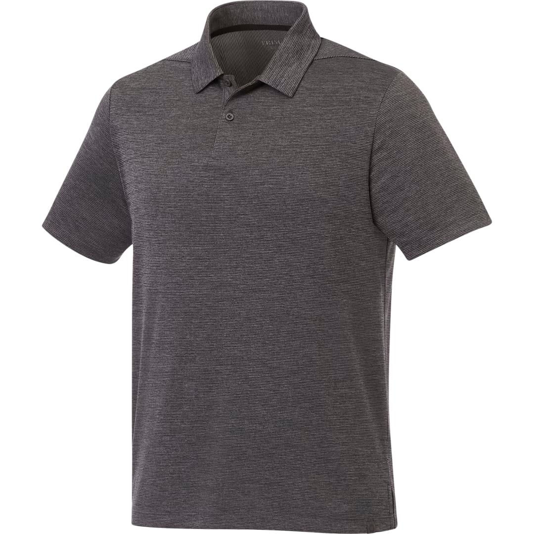 Mens dege eco ss polo Blue miniatura 18
