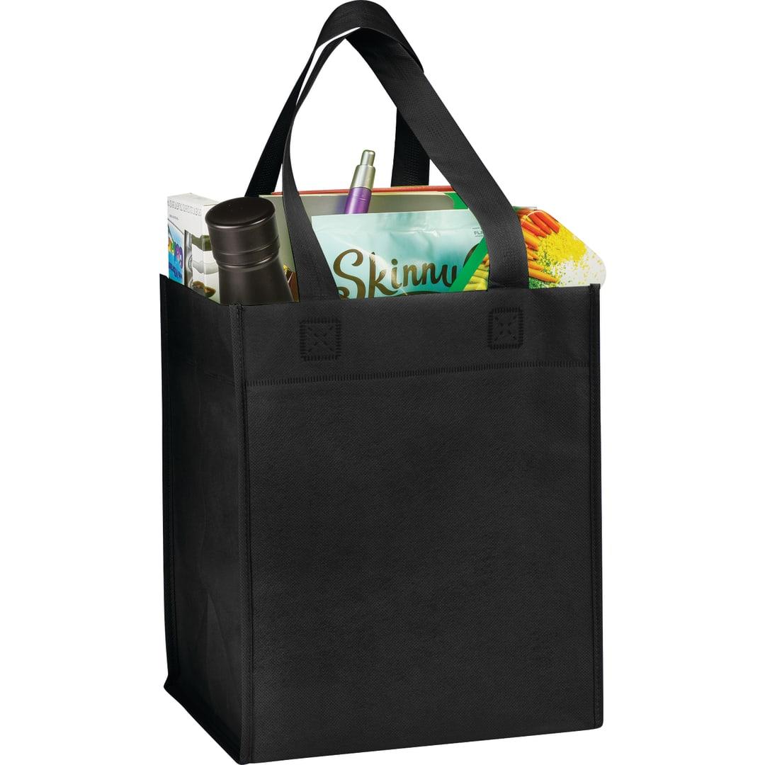 Basic grocery tote Black miniatura 4