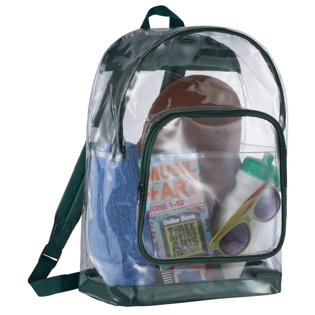 Rally clear backpack Black miniatura 8