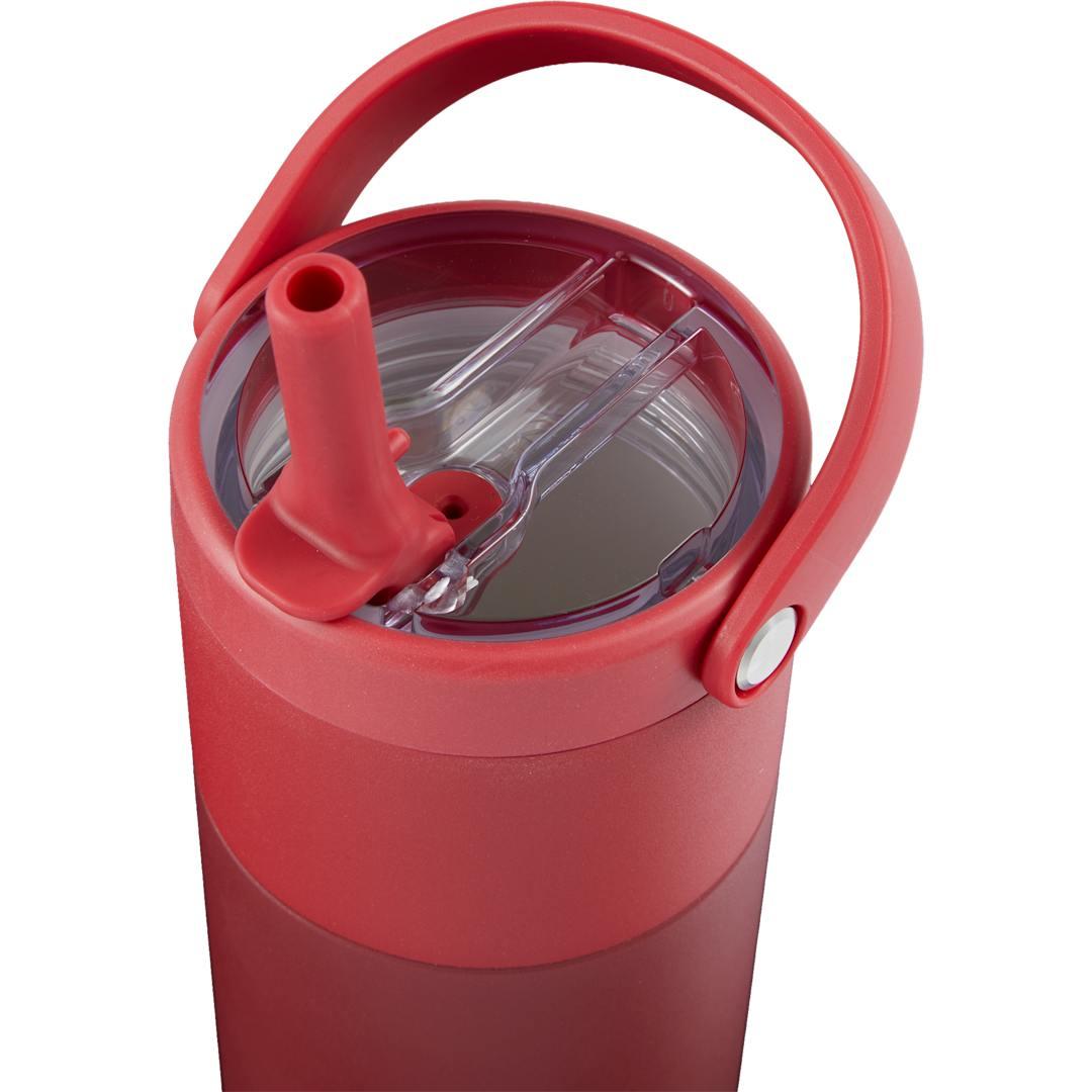 Roots ceramic lined travel tumbler w/ straw 20oz Cream miniatura 24