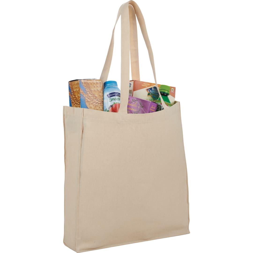 Odessa 8oz cotton canvas tote Black miniatura 4