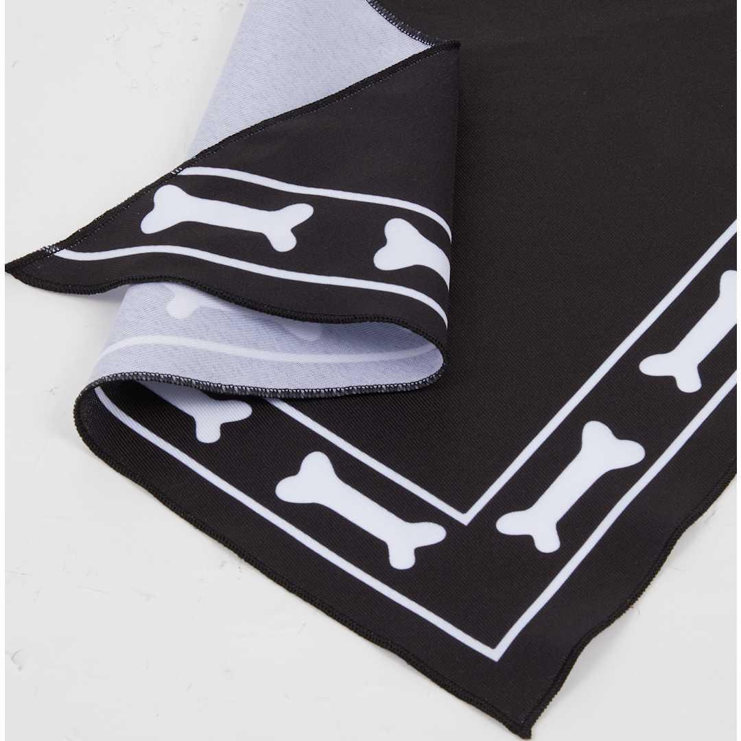 Paws & claws pet bandana Black miniatura 6