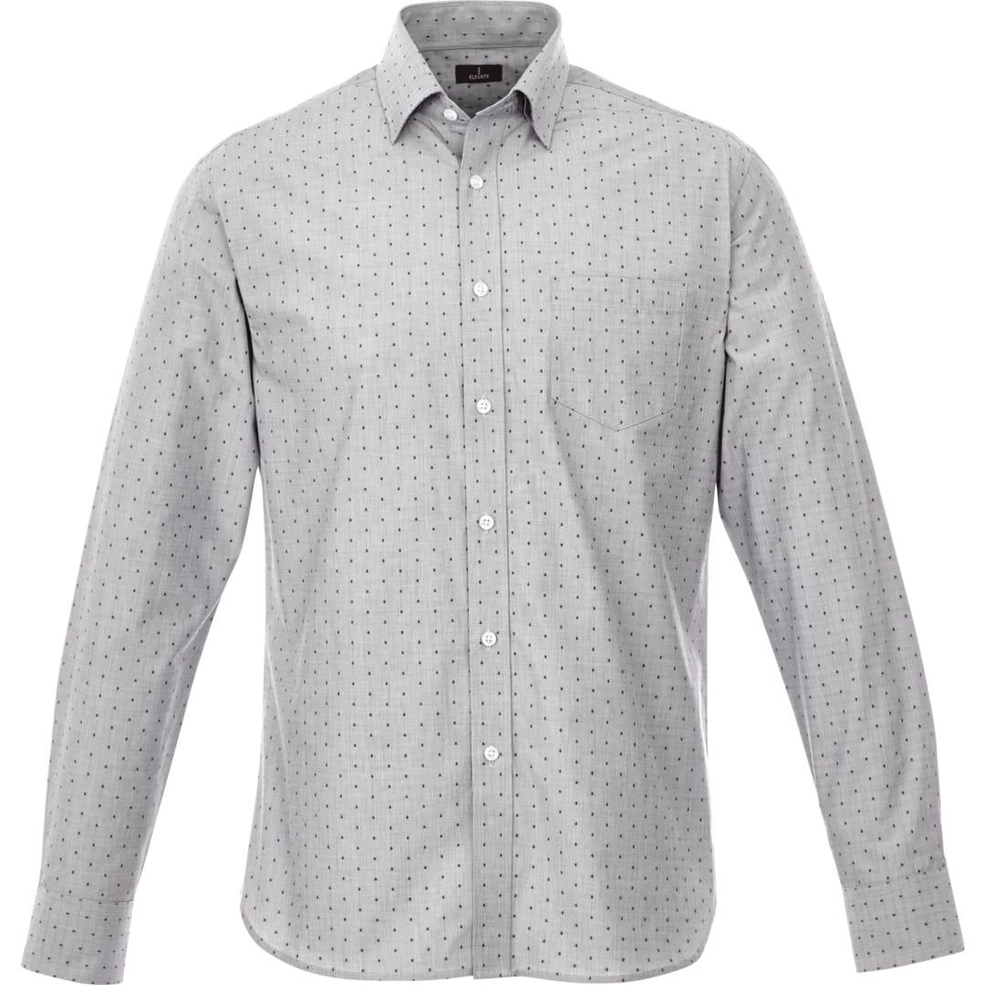 Mens huntington long sleeve shirt Blue miniatura 11