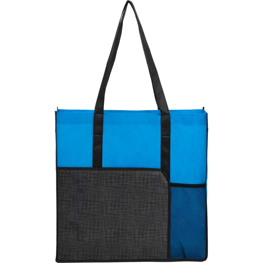 Radius recycled non-woven tote Black miniatura 17