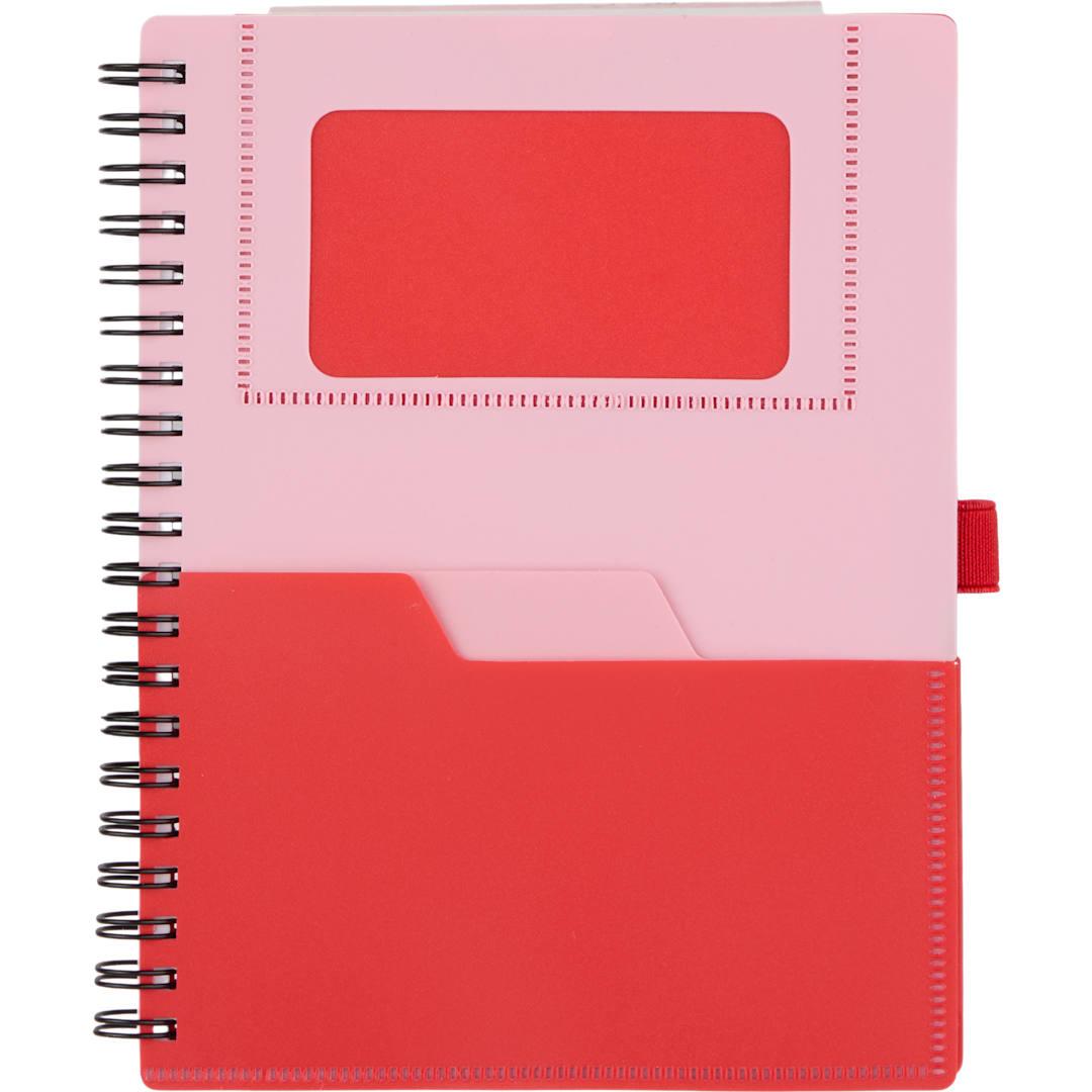 5 X 7 fsc® recycled stash spiral notebook Red miniatura 19
