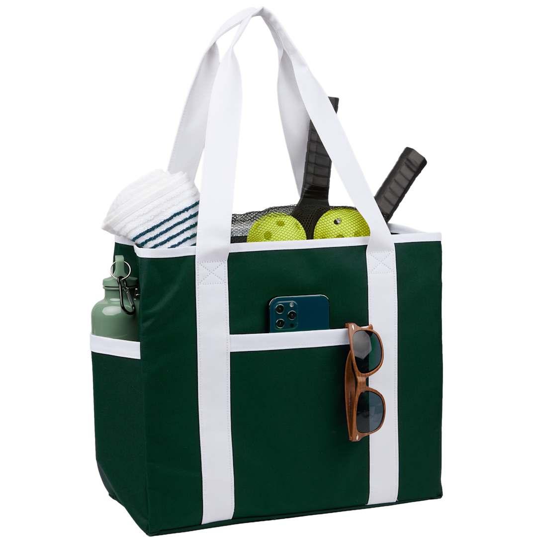 Varsity club tote Black miniatura 12