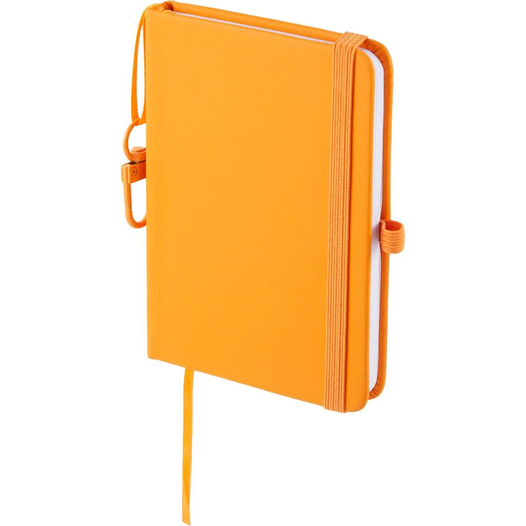 Mini recycled notebook w/ clip Black miniatura 22