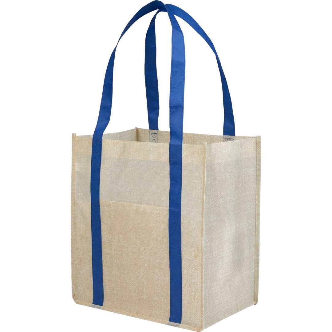 Pluto recycled non-woven small grocery tote Royal miniatura 16